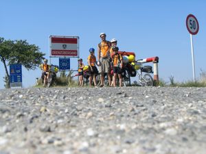 At the Austrian/Czech Border